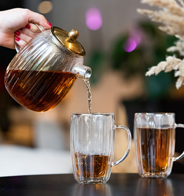 Théière verre Tulip 1L