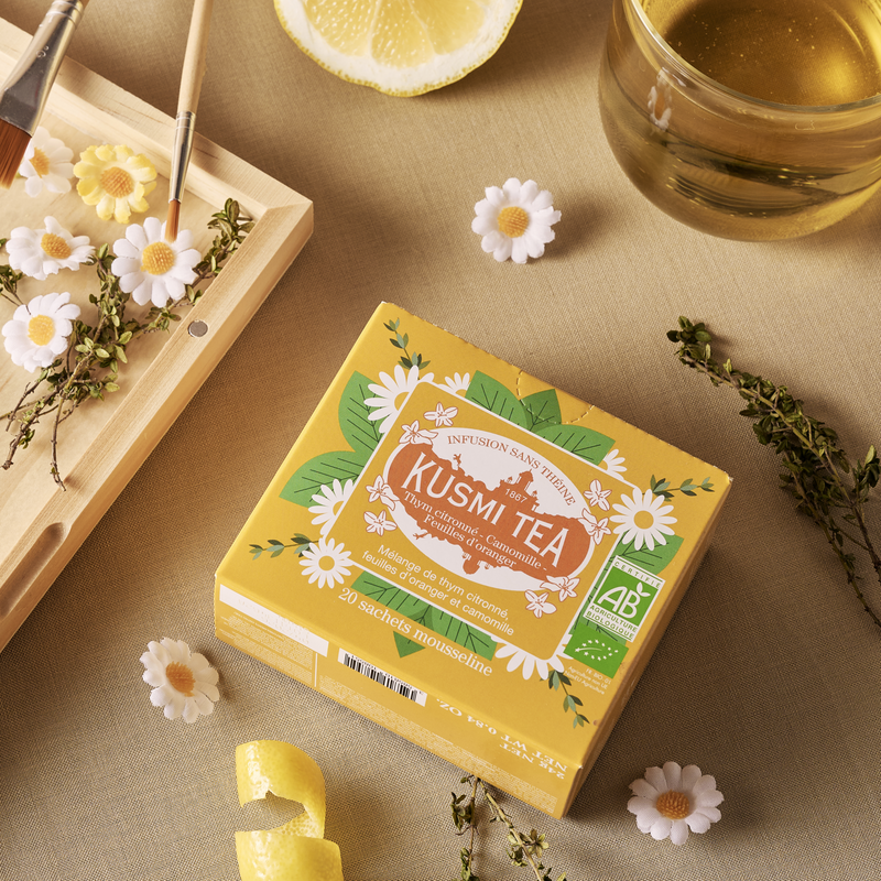 Lemon Thyme - Chamomile - Orange Leaves