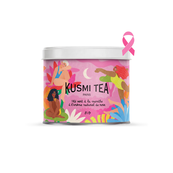 Té verde con menta bio con aroma natural de rosa