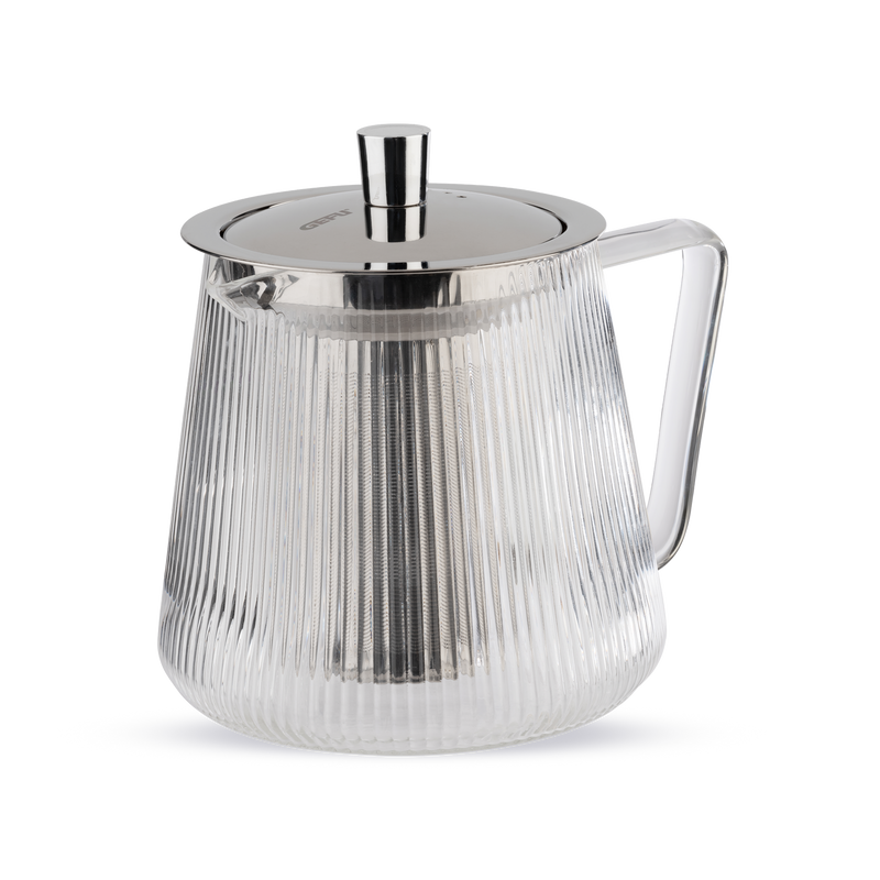 Tetera de vidrio y acero inoxidable Infusa 0.8L