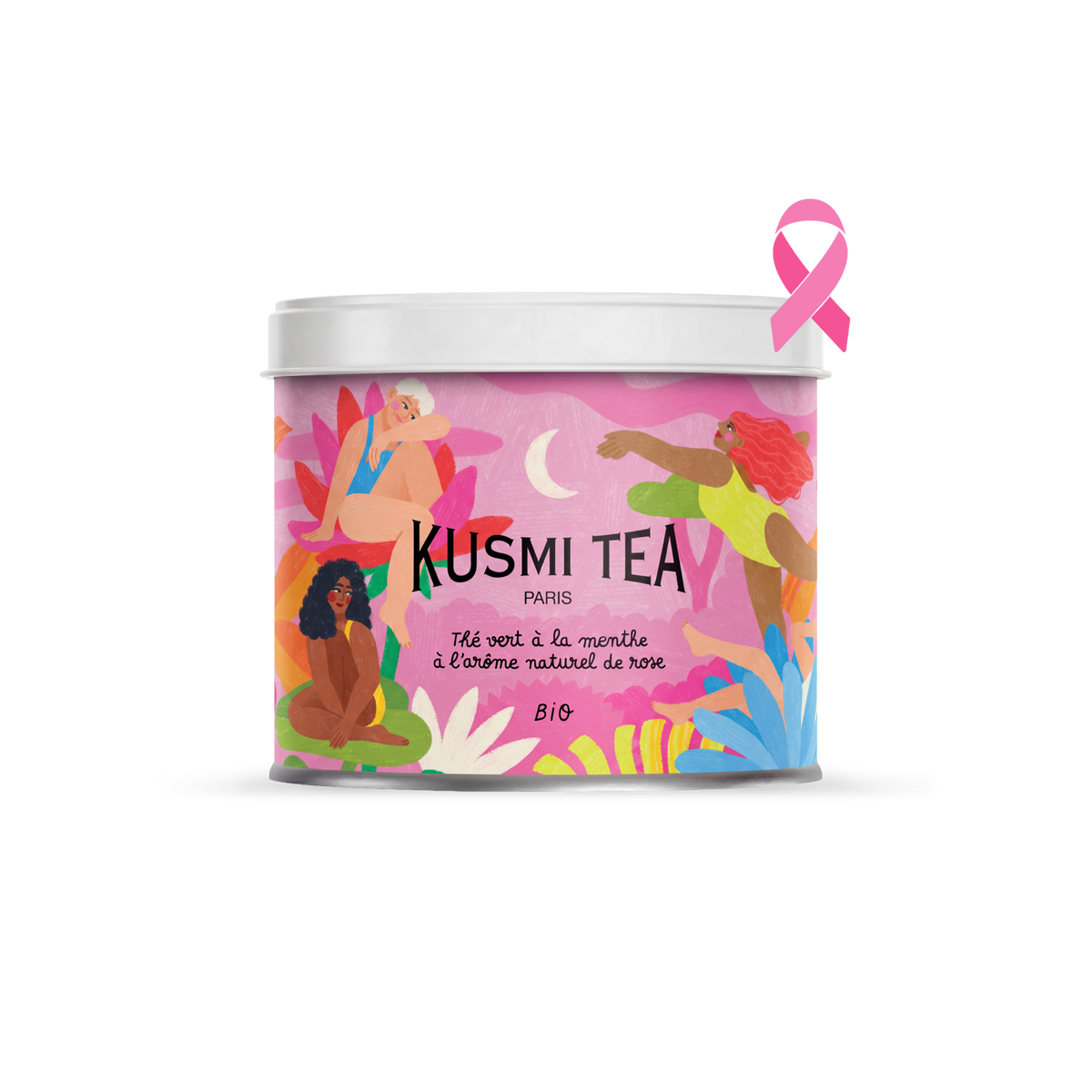 Té verde con menta bio con aroma natural de rosa